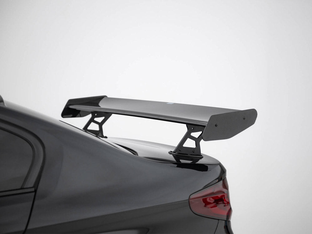 Carbon Spoiler With Internal Brackets Uprights + LED compatible with BMW 5 / M5 Sedan G30 / F90