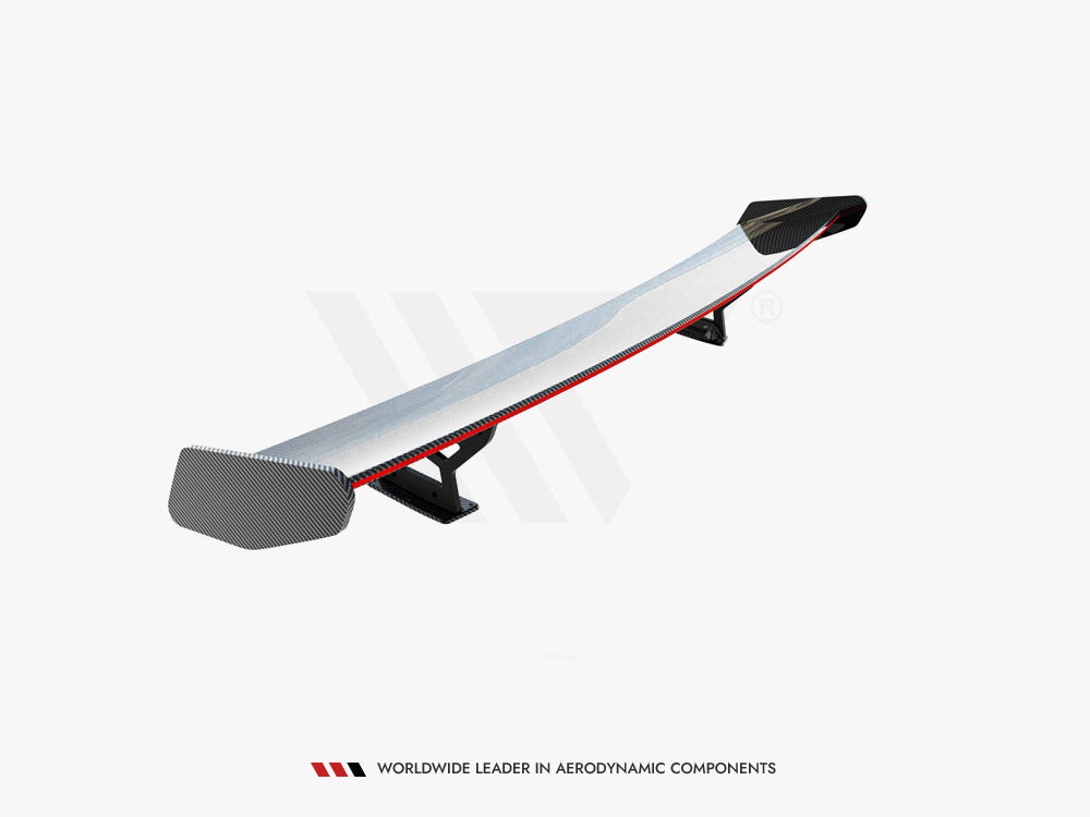 Carbon Spoiler With Internal Brackets Uprights + LED compatible with BMW 5 / M5 Sedan G30 / F90