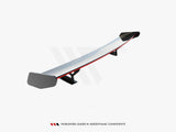 Carbon Spoiler With Internal Brackets Uprights + LED compatible with BMW 5 / M5 Sedan G30 / F90