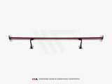 Carbon Spoiler With Internal Brackets Uprights + LED compatible with BMW 5 / M5 Sedan G30 / F90