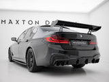 Carbon Spoiler With Internal Brackets Uprights compatible with BMW 5 / M5 Sedan G30 / F90