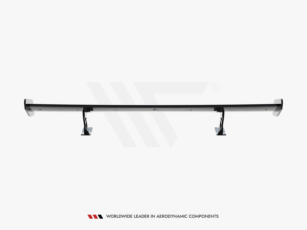 Carbon Spoiler With Internal Brackets Uprights compatible with BMW 5 / M5 Sedan G30 / F90