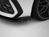 Front Splitter V.2 + Flaps compatible with Volkswagen Golf GTI / GTE / R-Line Mk8 Facelift