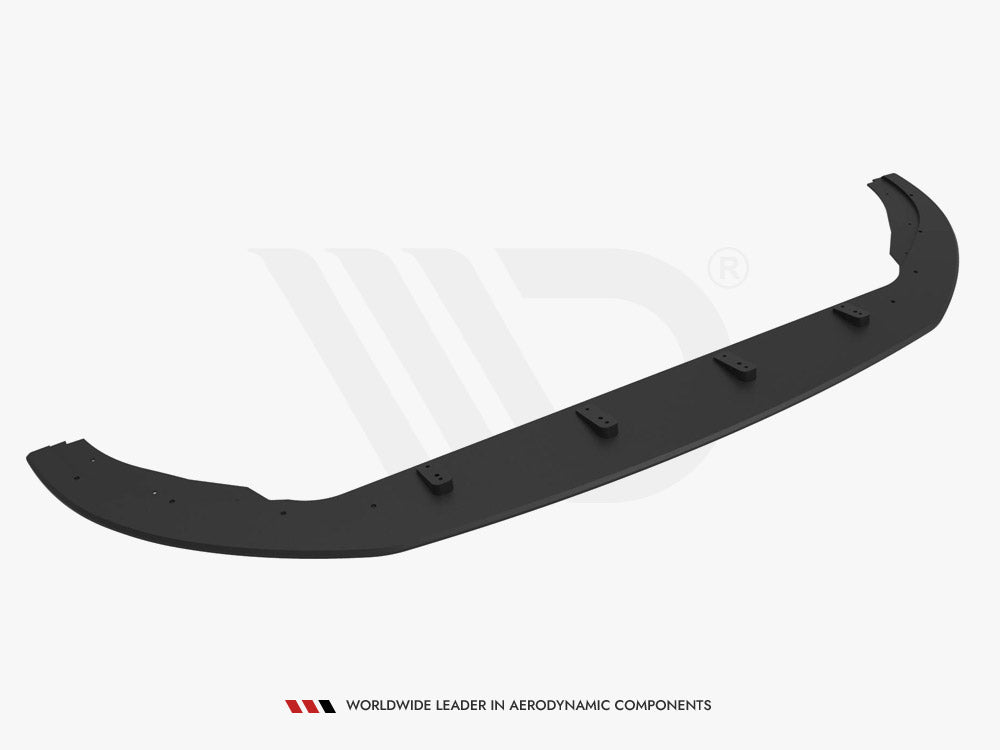 Street PRO Front Splitter compatible with Volkswagen Polo GTI / R-Line Mk6 Facelift