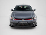 Street PRO Front Splitter compatible with Volkswagen Polo GTI / R-Line Mk6 Facelift