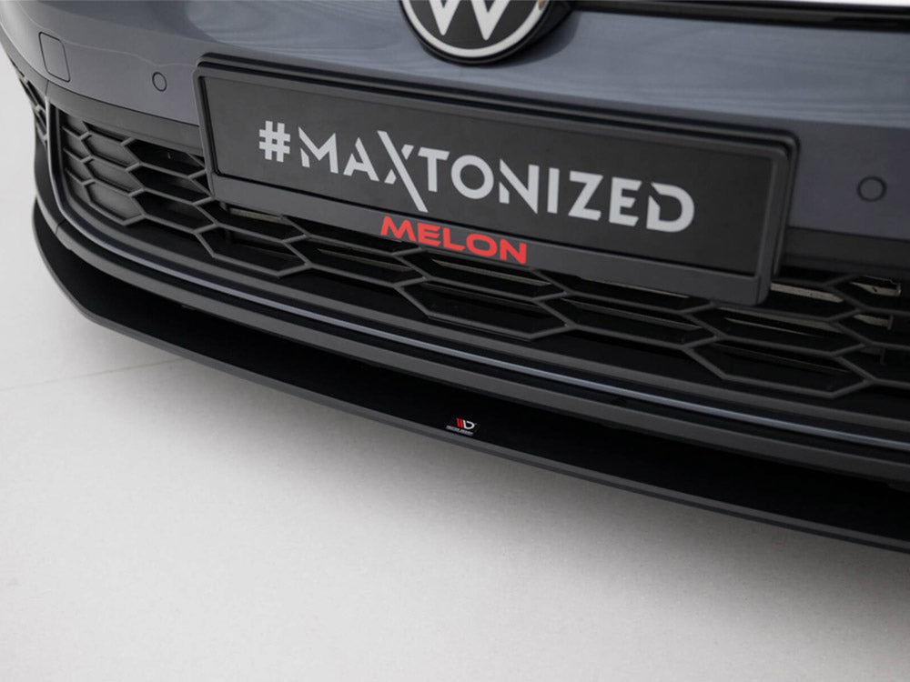 Street PRO Front Splitter compatible with Volkswagen Polo GTI / R-Line Mk6 Facelift