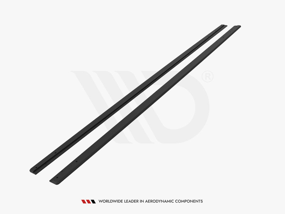 Street PRO Side Skirt Diffusers compatible with Volkswagen Polo GTI / R-Line Mk6 Facelift