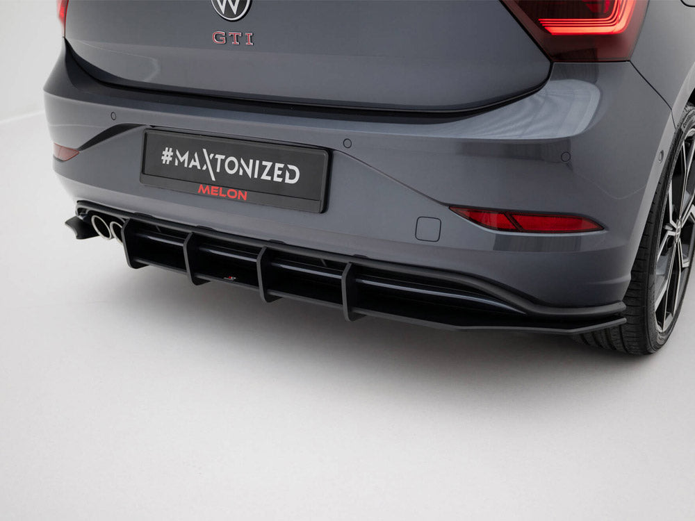 Street PRO Rear Diffuser compatible with Volkswagen Polo GTI Mk6 Facelift