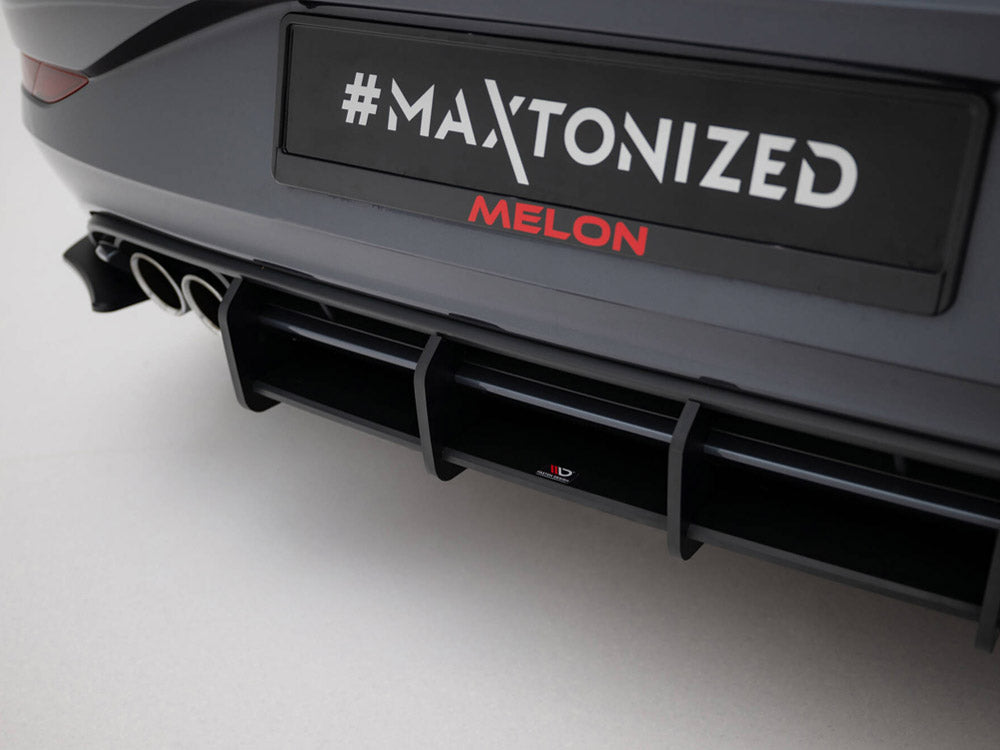 Street PRO Rear Diffuser compatible with Volkswagen Polo GTI Mk6 Facelift
