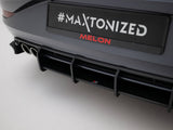 Street PRO Rear Diffuser + Flaps compatible with Volkswagen Polo GTI Mk6 Facelift