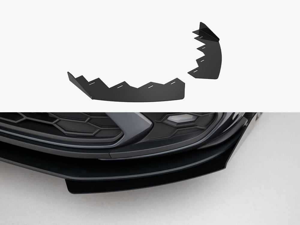Front Flaps compatible with Volkswagen Polo GTI / R-Line Mk6 Facelift