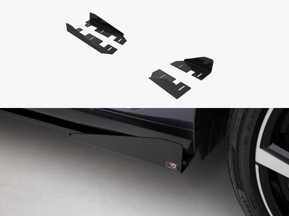 Side Flaps compatible with Volkswagen Polo GTI / R-Line Mk6 Facelift