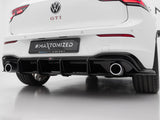 Street PRO Rear Diffuser V.4 compatible with Volkswagen Golf GTI Mk8