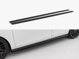Street PRO Side Skirts Diffusers V.2 compatible with Volkswagen Golf GTI / GTE / GTI Clubsport / R-Line Mk8