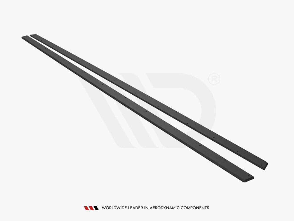 Street PRO Side Skirts Diffusers V.2 compatible with Volkswagen Golf GTI / GTE / GTI Clubsport / R-Line Mk8