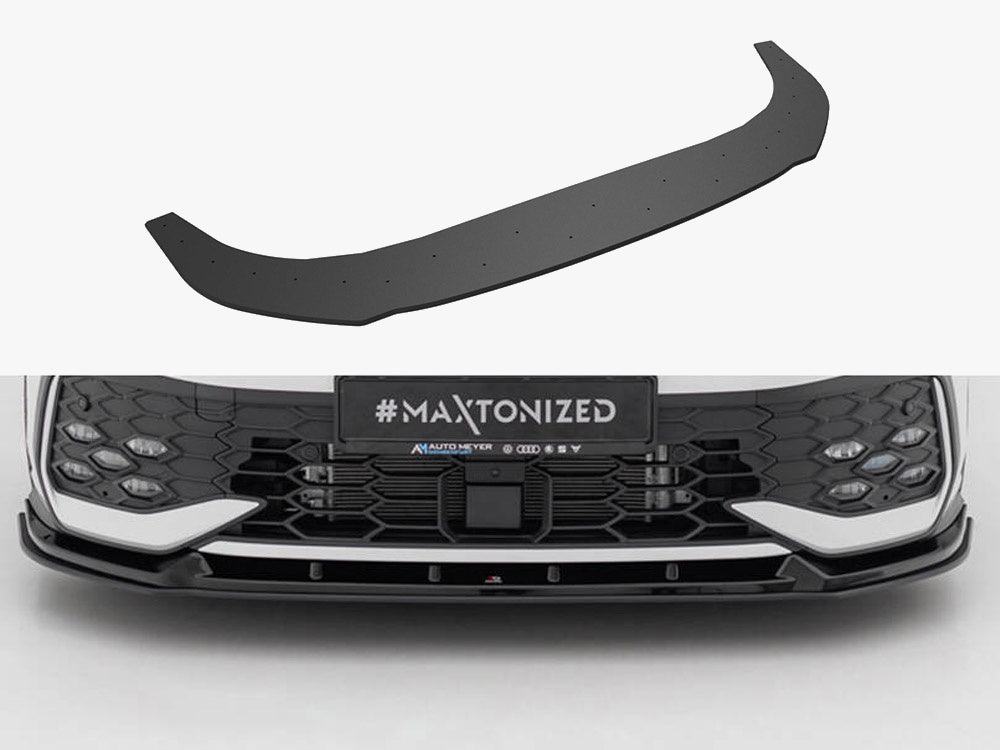 Street PRO Front Splitter V.2 compatible with Volkswagen Golf GTI / GTE / R-Line Mk8 Facelift