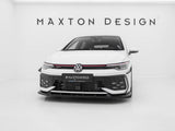 Street PRO Front Splitter V.2 compatible with Volkswagen Golf GTI / GTE / R-Line Mk8 Facelift