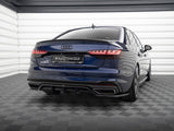 Rear Splitter (Vertical Bars) V.2 compatible with Audi A4 S Line B9 Facelift