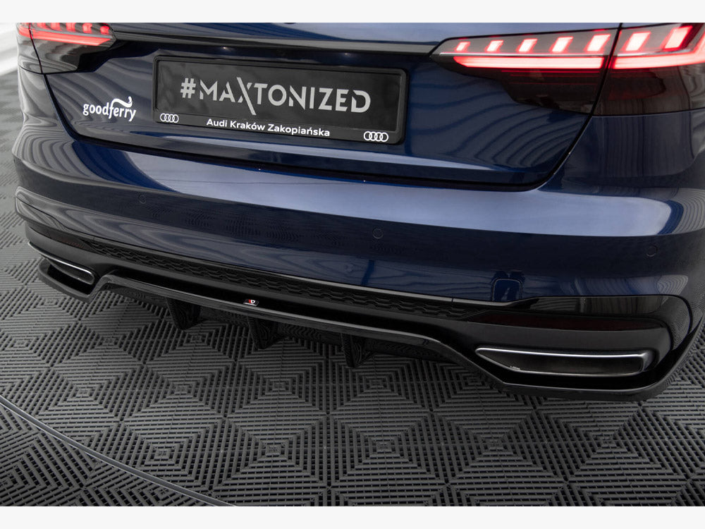 Rear Splitter (Vertical Bars) V.2 compatible with Audi A4 S Line B9 Facelift