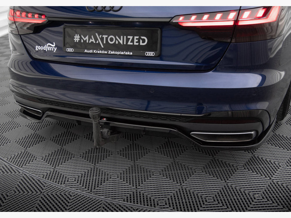 Rear Splitter (Vertical Bars) V.2 compatible with Audi A4 S Line B9 Facelift