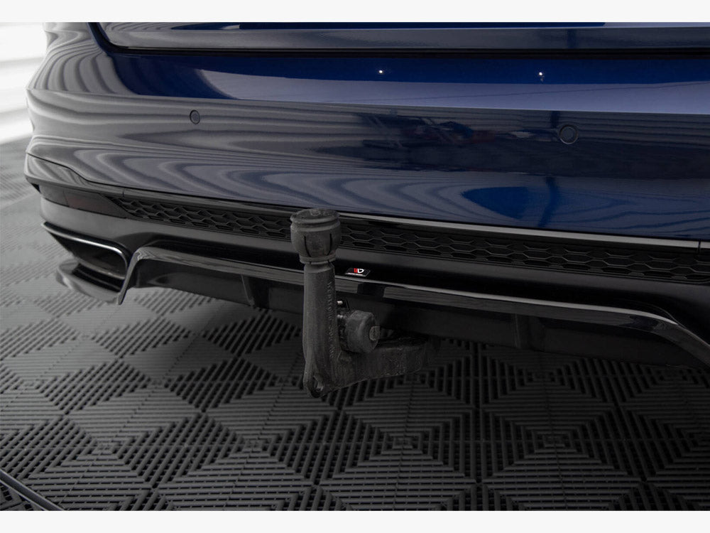 Rear Splitter (Vertical Bars) V.2 compatible with Audi A4 S Line B9 Facelift