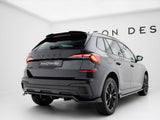 Rear Splitter (Vertical Bars) compatible with Skoda Kamiq Monte Carlo Mk1 Facelift