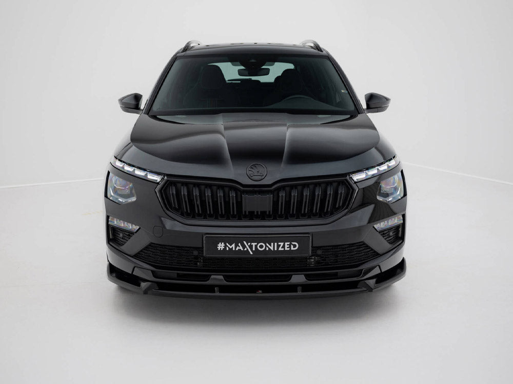 Front Splitter V.2 compatible with Skoda Kamiq Monte Carlo Mk1 Facelift