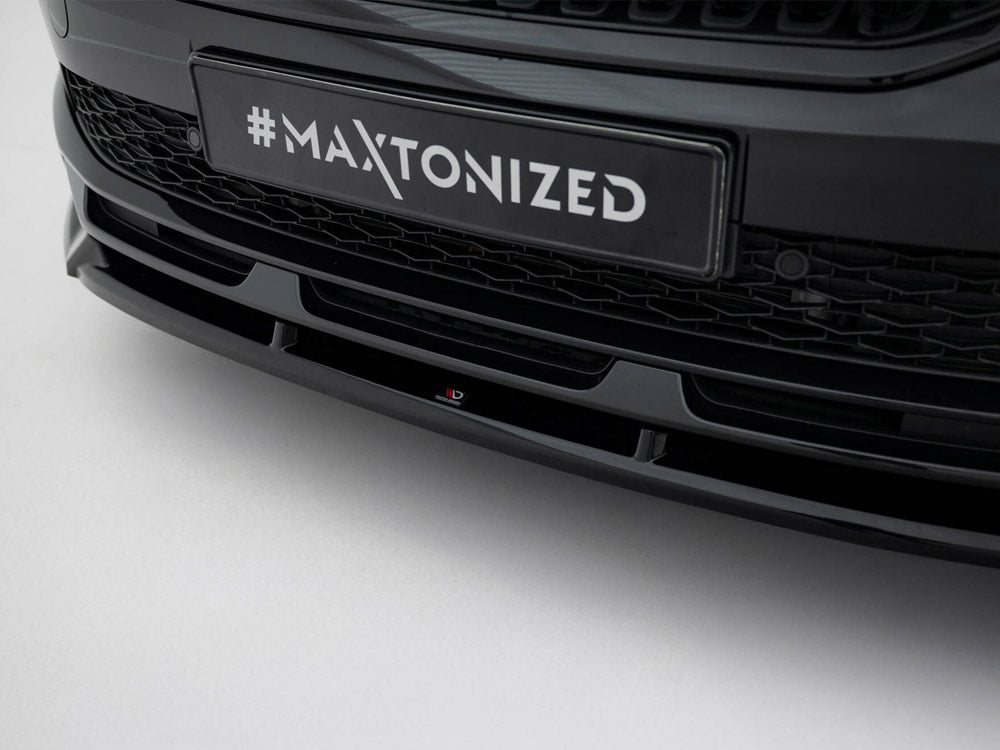 Front Splitter V.2 compatible with Skoda Kamiq Monte Carlo Mk1 Facelift