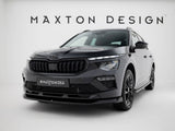 Front Splitter V.1 compatible with Skoda Kamiq Monte Carlo Mk1 Facelift