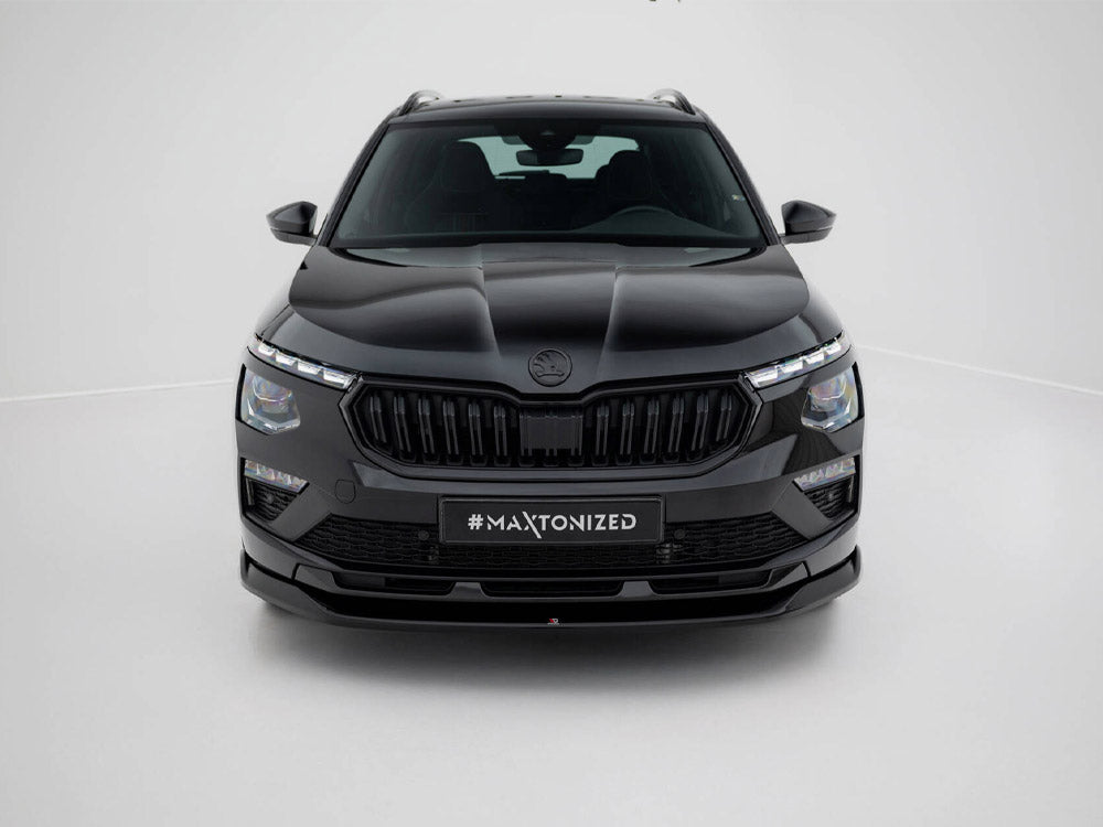 Front Splitter V.1 compatible with Skoda Kamiq Monte Carlo Mk1 Facelift