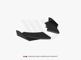 Street Pro Rear Side Splitters + Flaps compatible with Audi S3 Sportback 8Y Facelift