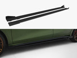 Street PRO Side Skirts Diffusers + Flaps compatible with Audi S3 Sportback / A3 S Line Sportback 8Y Facelift