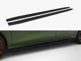 Street PRO Side Skirts Diffusers compatible with Audi S3 Sportback / A3 S Line Sportback 8Y Facelift