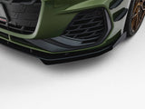 Street PRO Front Splitter V.1 + Flaps compatible with Audi S3 Sportback / A3 S Line Sportback 8Y Facelift