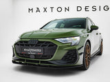 Street PRO Front Splitter compatible with Audi S3 Sportback / A3 S Line Sportback 8Y Facelift