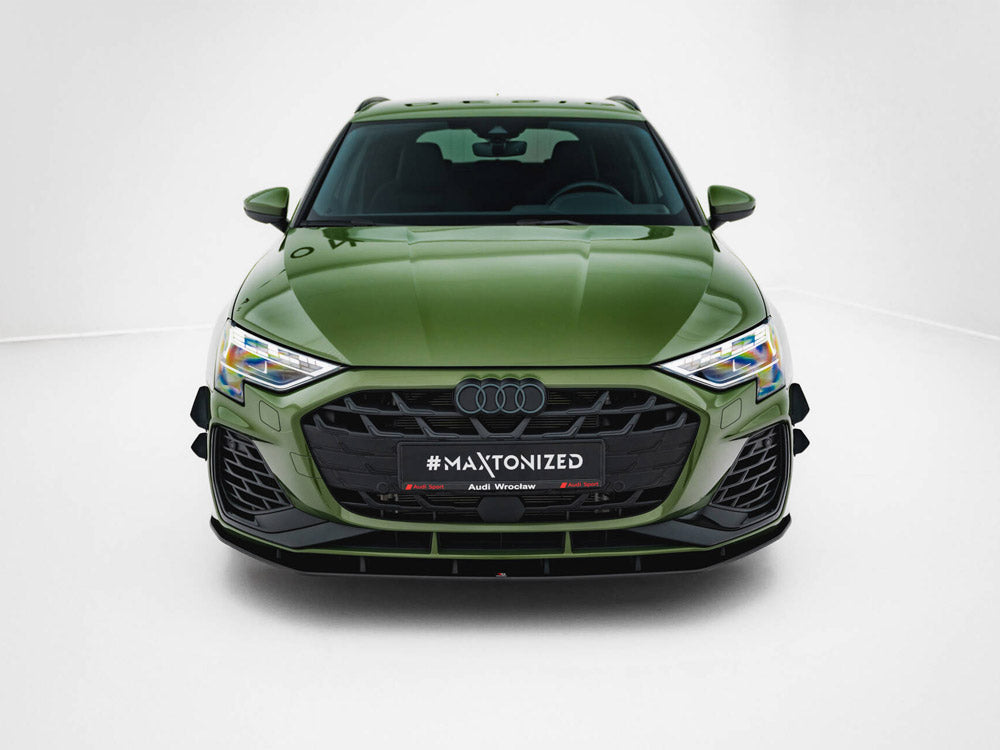 Street PRO Front Splitter compatible with Audi S3 Sportback / A3 S Line Sportback 8Y Facelift