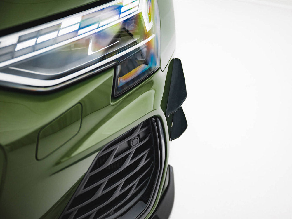 Front Bumper Wings (Canards) compatible with Audi S3 Sportback / A3 S Line Sportback 8Y Facelift