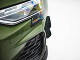 Front Bumper Wings (Canards) compatible with Audi S3 Sportback / A3 S Line Sportback 8Y Facelift