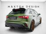 Rear Side Splitters V.1 compatible with Audi S3 Sportback Facelift