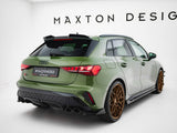 Rear Side Splitters V.2 compatible with Audi S3 Sportback Facelift