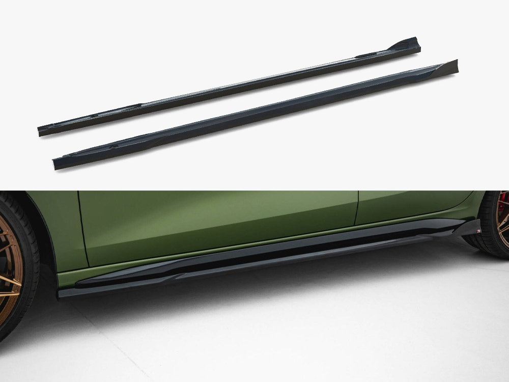 Side Skirts Diffusers V.3 compatible with Audi S3 Sportback / A3 S Line Sportback 8Y Facelift