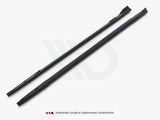 Side Skirts Diffusers V.3 compatible with Audi S3 Sportback / A3 S Line Sportback 8Y Facelift