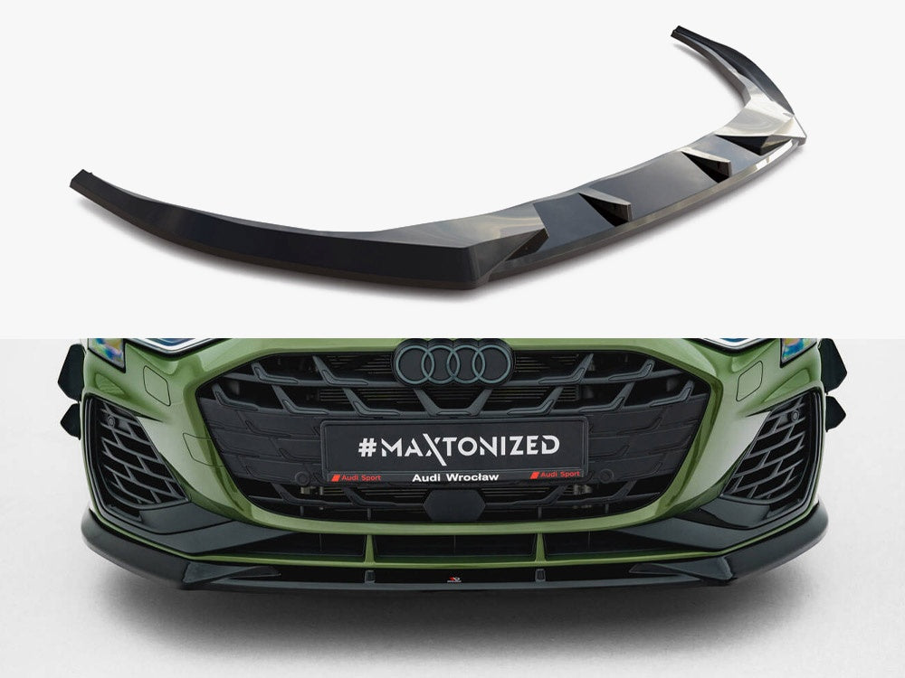 Front Splitter V.1 compatible with Audi S3 Sportback / A3 S Line Sportback 8Y Facelift