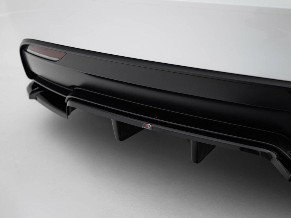 Rear Splitter (Vertical Bars) V.2 compatible with Tesla Model 3 Performance Mk1 Facelift