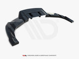 Rear Splitter (Vertical Bars) V.2 compatible with Tesla Model 3 Performance Mk1 Facelift