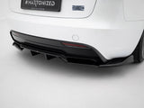 Rear Splitter (Vertical Bars) V.1 compatible with Tesla Model 3 Performance Mk1 Facelift