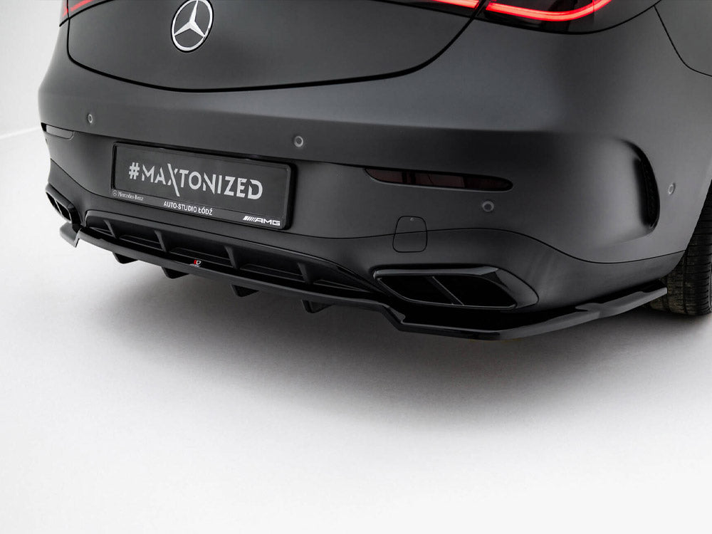 Rear Splitter (Vertical Bars) compatible with Mercedes-Benz CLE AMG Line C236
