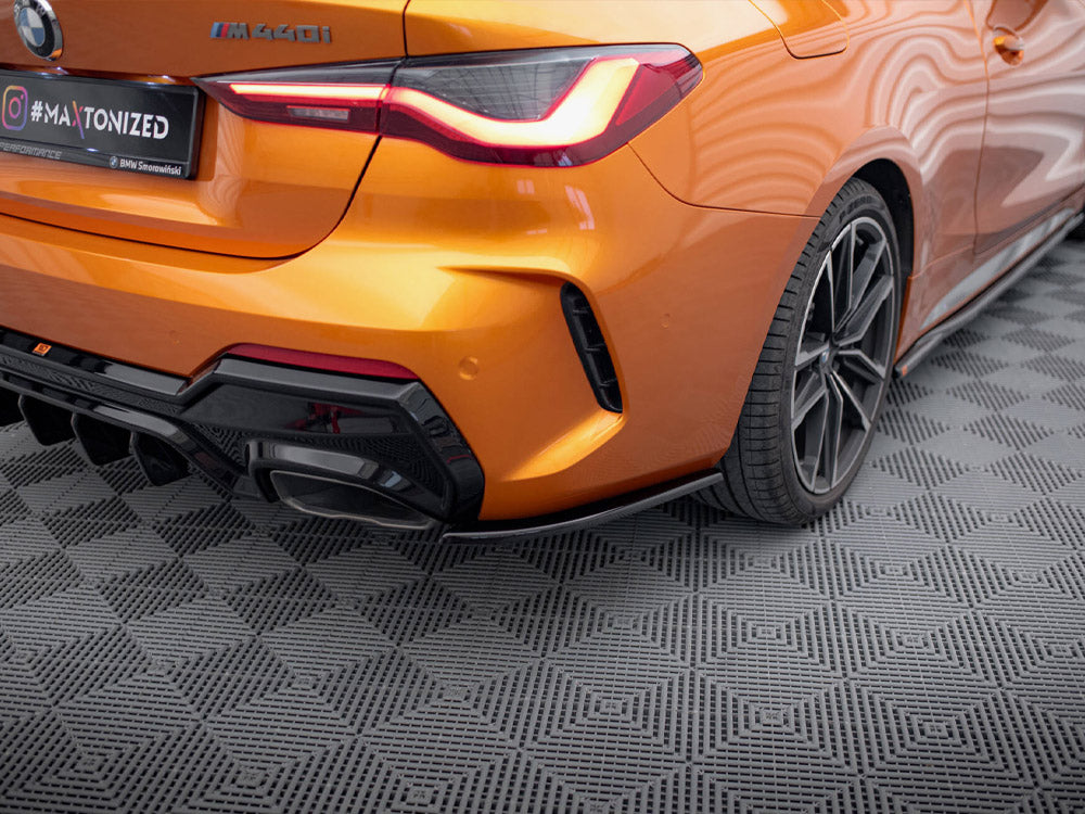Rear Side Splitters V.5 compatible with BMW 4 M440i G22 / G23 / G22 Facelift / G23 Facelift