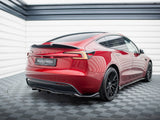 Rear Splitter (Vertical Bars) V.2 compatible with Tesla Model 3 FL Project Highland