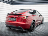 Rear Splitter (Vertical Bars) V.1 compatible with Tesla Model 3 FL Project Highland